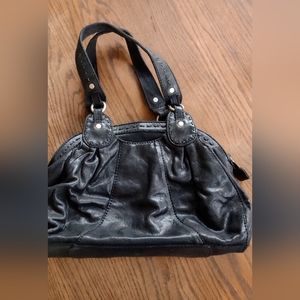 Lucky brand black leather purse